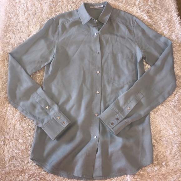 ⭐️🔻T by Alexander Wang Snap Up Blouse - Picture 1 of 7